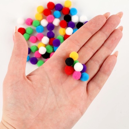 A set of parts for the decor "bombs", 80 pcs., Size 1 pc. - 1 cm, color mix
