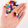 A set of parts for the decor "bombs", 80 pcs., Size 1 pc. - 1 cm, color mix