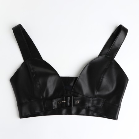 Portup - an bodice on the buttons, the color is black-5