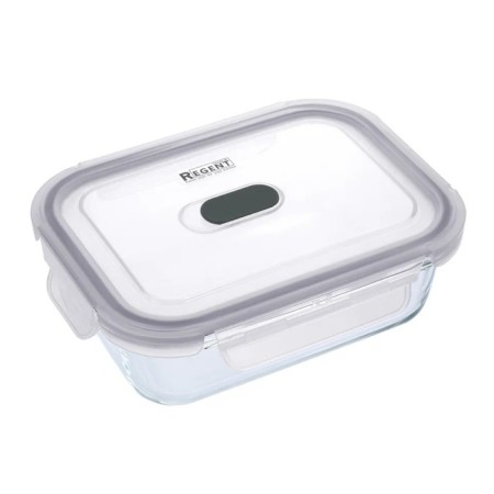 Container Glass Regent Inox Linea Desco, rectangular, sealed, 1 liter