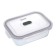 Container Glass Regent Inox Linea Desco, rectangular, sealed, 1 liter
