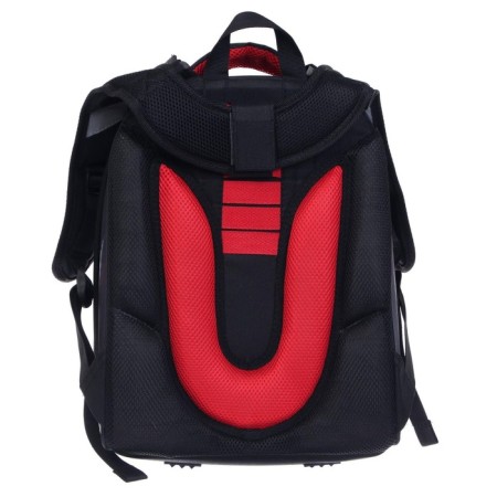 School backpack 38 x 30 x 16 cm, ergonomic back, Stavia "Black Machine"-6