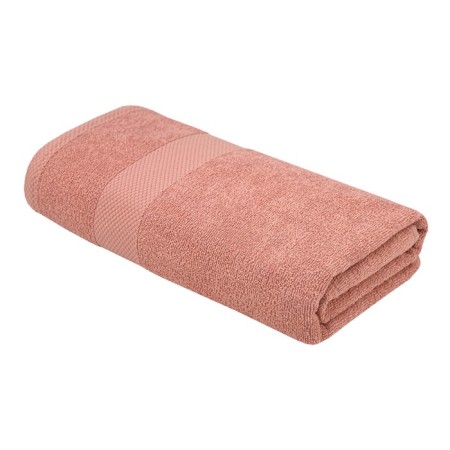 Tainted towel "Contour", 400 grams, size 100x150 cm, pink color
