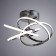 Orbit chandelier, 144W LED, Chrome color, 8100lm, 2700-6500K