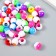 Beads for creativity plastic "Two -color barrel" Color 30 g 1x1.2x1.2 cm