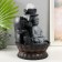 The desktop fountain from the network, backlight "Buddha in gray against the wall" 20x20x30 cm