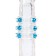 A set of nozzles of massage, stimulating, with a vibro -ring, gel silicone, 5 pcs