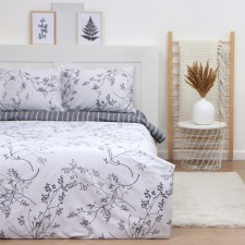 Постельное бельё LoveLife дуэт «Веточки», 143х215см-2шт, 225х240см, 50х70см-2шт 100%хлопок, сатин 125г/м²
