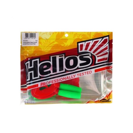 Helios Credo Double Tail Lime & Red, 9 cm, 5 pcs. (HS-28-021)-1