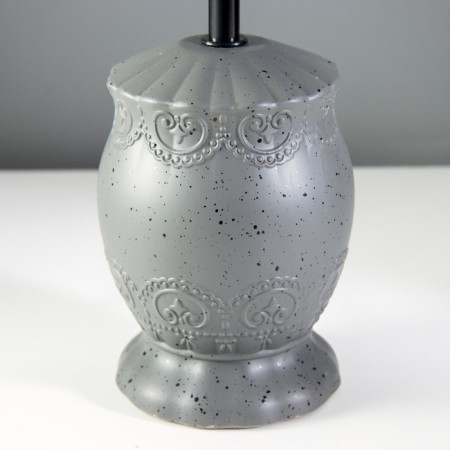 Aurika table lamp E14 40W gray 20x20x31cm Risalux-3
