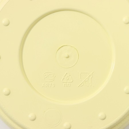 Pot for flowers with the Podon "Noble", 1 l, d = 14 cm, yellow color-4
