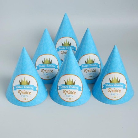 Paper cap “Prince”, set of 6 pcs.-1