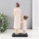 Polystone souvenir "Mom with daughter, with candy" 22.5x5x10 cm