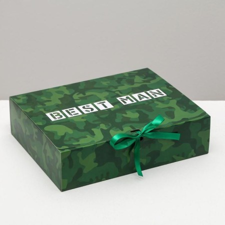 Gift box, packaging, "Best Man", 31 x 24.5 x 8 cm-1