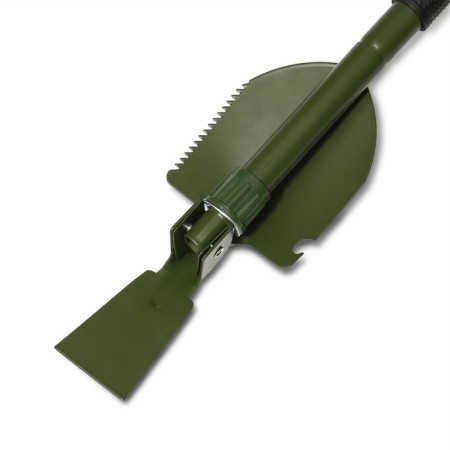 Shovel Tourist, Folding, L = 41 cm, Moten, rubberized hilt, in the case, Greengo-2