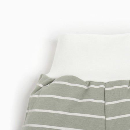 Sluttes for a boy, gray/strip, height 74-80 cm-1