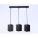Suspended lamp with a replaceable lamp Ambrella Light, Techno, TN5141, E27, Black Color