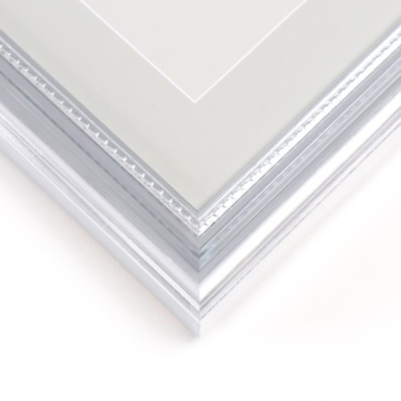 Photo frame Plastic "Gala" 15x20 cm, silver (plastic screen)-2