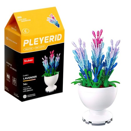 Designer "Flowers in a pot", 6 species, mix-2