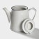 The porcelain teapot Magistro "sea breeze", 850 ml, white color