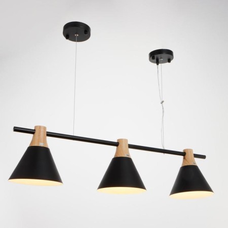 Chandelier 1066/3bk e27 60W black 90x20x90 cm Bayerlux-1