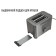 Toster Pioneer TS150, 850 W, 7 modes, 2 toasts, silver