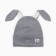 Children's hat "Banny", gray color, size 46-50