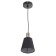 Iris chandelier 1x60W E27 Black 15x15x20 (100) cm