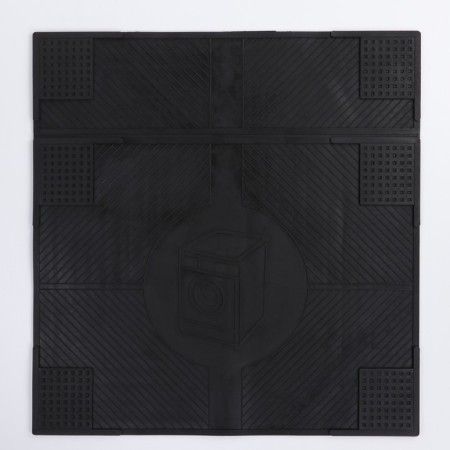 Anti -vibration rug 65 × 62 × 0.7 cm, black color-4