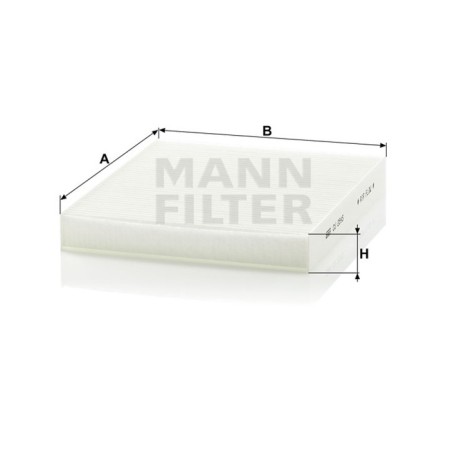 Salon filter Mann-Filter CU2545-1