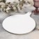 Porcelain dish for submitting Magistro "Blanche. Grill ", d = 30.5 cm, white color