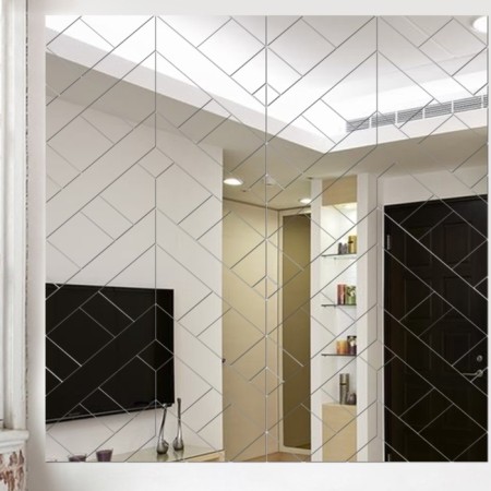 Interior stickers, mirror stickers, wall decor, panel 60 x 60 cm, 122 email-2