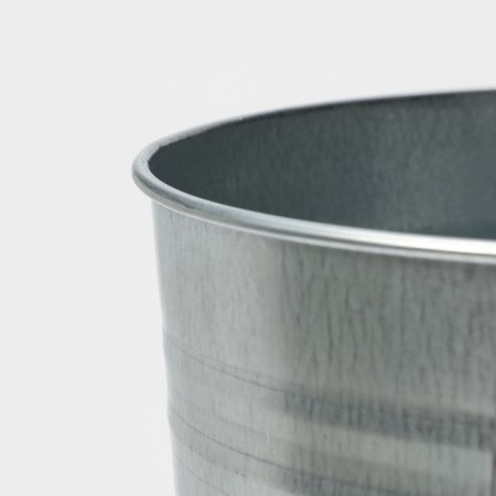 Vazon galvanized with handles, 11 l, h = 49 cm, GOST-2