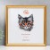 Photo frame plastic 25x25 cm, aged gold (plastic screen)