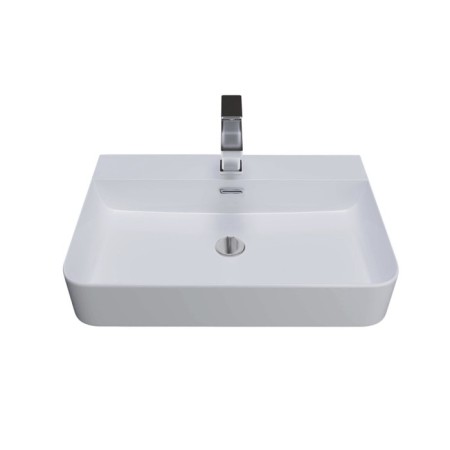 Grossman GR-3036 sink, rectangular, 600 x 420 mm, white-1