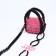 Bag-clate on magnet, long belt, pink color