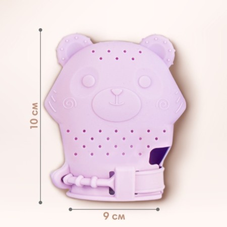 Mittle reject "Bear", silicone, purple color, crush me-3