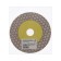Diamond disk for cutting and grinding tundra, for noisy at 45 degrees, continuous, 125 mm