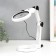Lupa lamp for LEDX18 creativity from 3AAA, USB white 24.5x22 cm