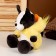Soft toy "Dog" in a suit duck, 30 cm, yellow color