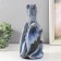 Figure "Dragon" 25.5x12x13 cm, blue