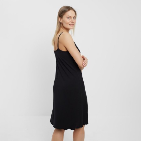 Night shirt female "feeling", black color, size 48-2