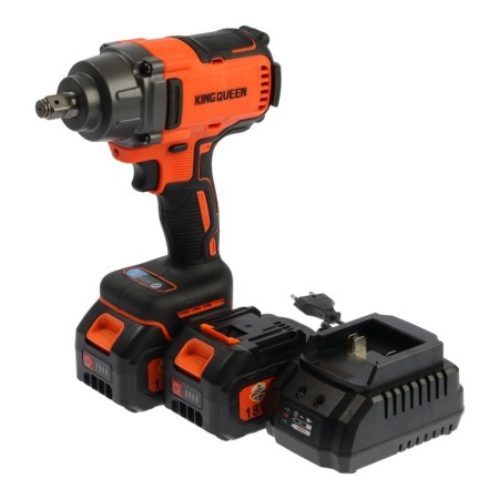 Gaikovert battery Kingqueen KQ-287, shock, 18 V, 2x4 Ah, 600 nm, 1/2 ", 3 modes