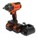 Gaikovert battery Kingqueen KQ-287, shock, 18 V, 2x4 Ah, 600 nm, 1/2 ", 3 modes