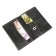 Passport cover, 3 pockets, black bullet