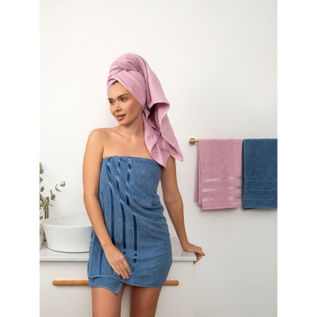 Set of terry towels MIST, size 50x80 cm - 2 pcs, 70x130 cm - 2 pcs-1