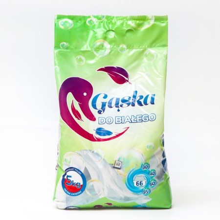 Washing powder gąska, for white, 5 kg