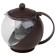 Glass teapot “Care”, 1.25 liters, with metal sieve, color mix