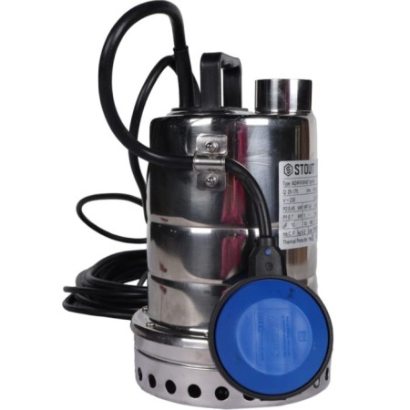 Fecal pump Stout SPD-0001-200450, 700 W, 175 l/min, pressure 10 m, cable 10 m, float-1