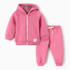 Costume: sweatshirt and pants crumbs, I am Basic Line, height 86-92 cm, bright pink